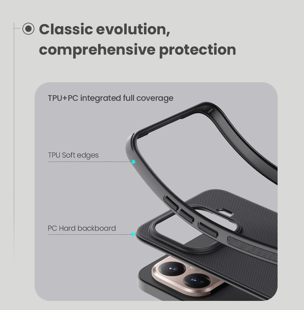 Чехол усиленный защитный от Nillkin для Xiaomi 15T Pro, серия Super Frosted Shield Pro