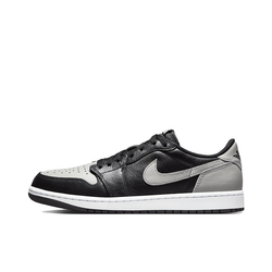 alt="Air Jordan 1 Retro Low OG Shadow 2024 CZ0790-003 черные с серыми вставками вид сбоку на белом фоне"