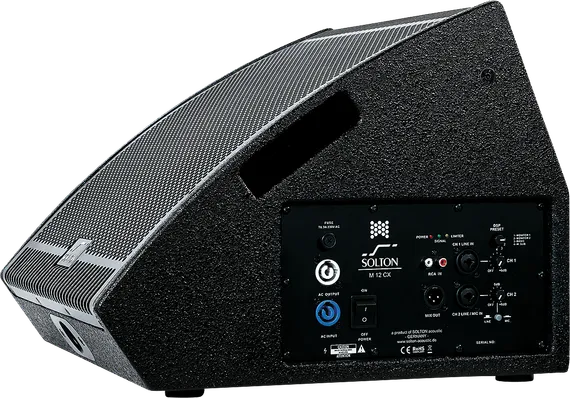 Solton M 12 CX - Активный монитор/универсальная АС коаксиального типа; 
12" НЧ coaxial / 1" VC ВЧ; 3