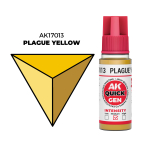 AK Interactive Plague Yellow Quick Gen - контрастная акриловая краска, 18 мл