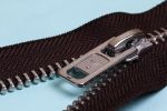 Молния металл Т5 (5 мм) 2 зам., разъем., 55 см, никель, 002 черный, ZIP 5N-2 Gamma, 10 шт