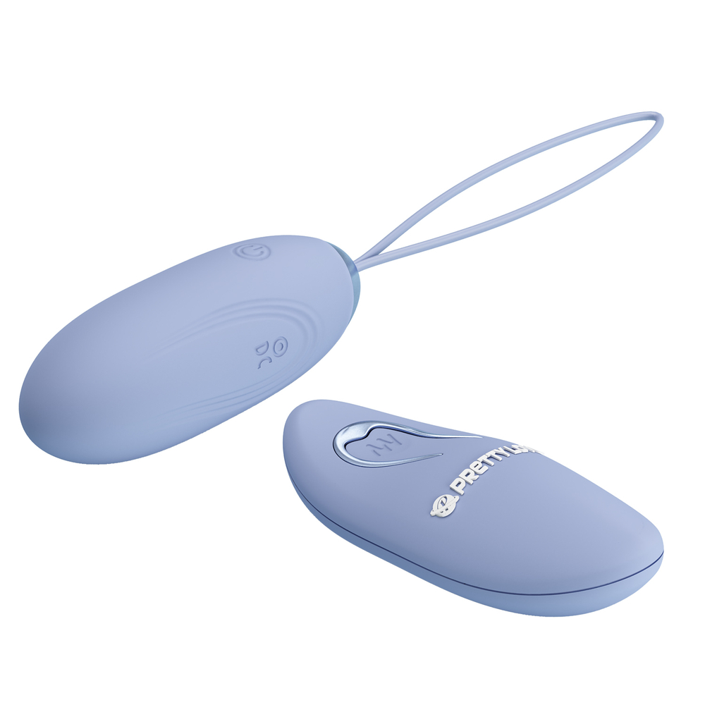 Виброяйцо с пультом BI-014362W-LED