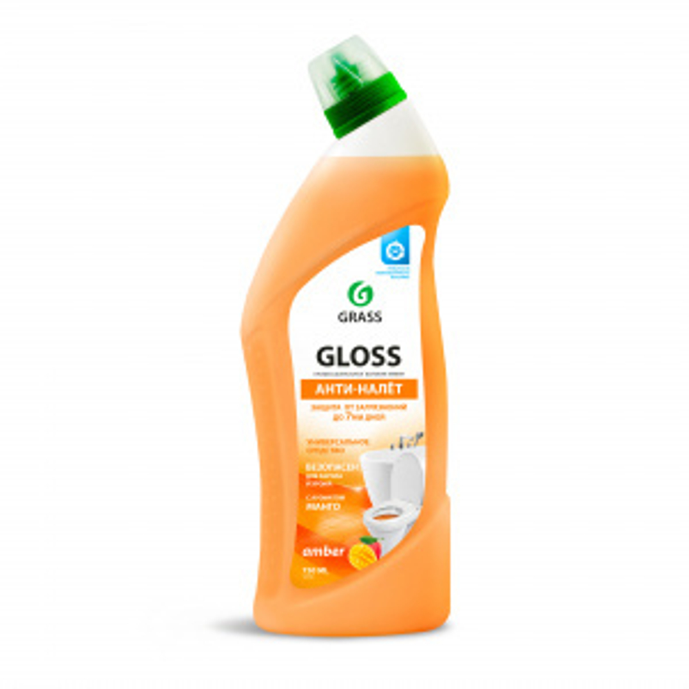 GraSS Чистящий гель для ванны и туалета "Gloss amber" 750 мл