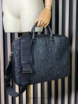 Портфель чёрный от Gucci Jumbo GG BP5-122310