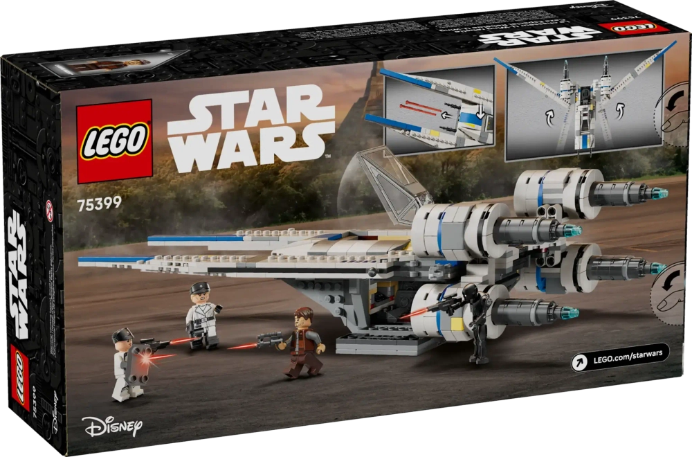 Конструктор LEGO Star Wars 75399 Повстанческий U-образный истребитель Starfighter