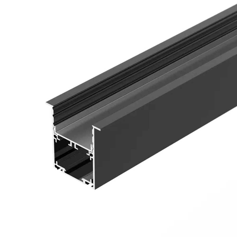 Профиль SL-LINIA52-3L-F-2000 ANOD BLACK (Arlight, Алюминий) 044685
