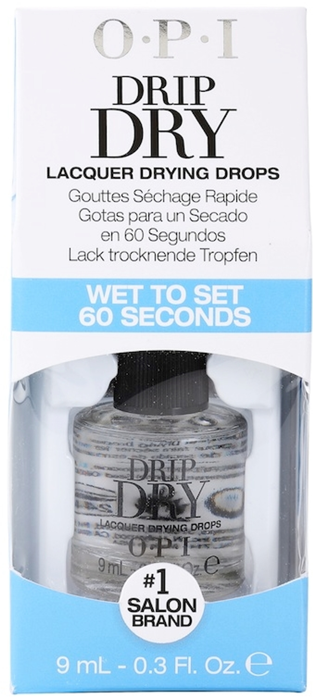 OPI Drip Dry - Капли для ускорения высыхания лака, 9 ml