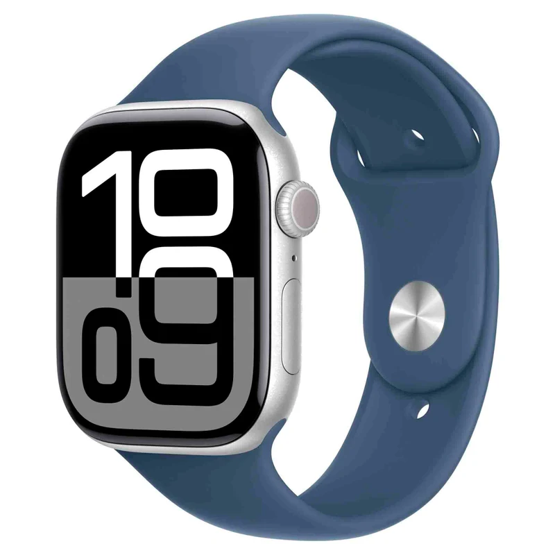 Умные часы Apple Watch Series 10 42mm Aluminum Case Silver with Lake Denim Sport Band M/L