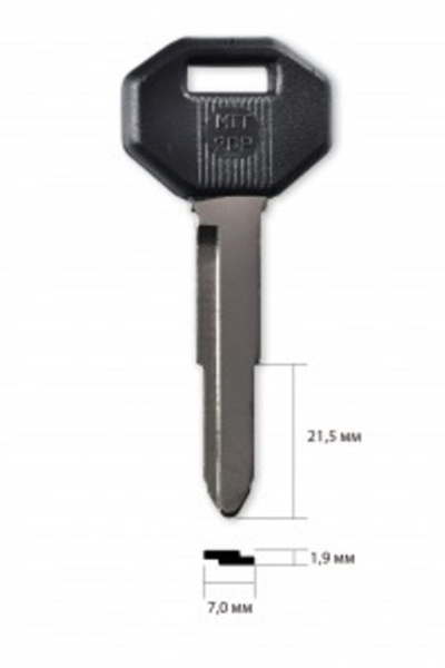 Заготовка автомобильного ключа 13621 Mitsubishi