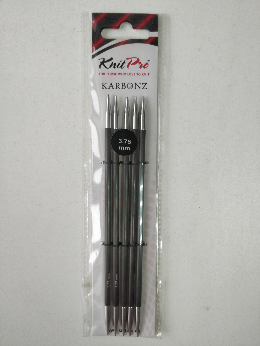Knit Pro Karbonz чулочные спицы 15см