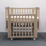Кроватка ANTEMI Terra Light NEW с маятником, 100х70, арт. НИК 17к капучино