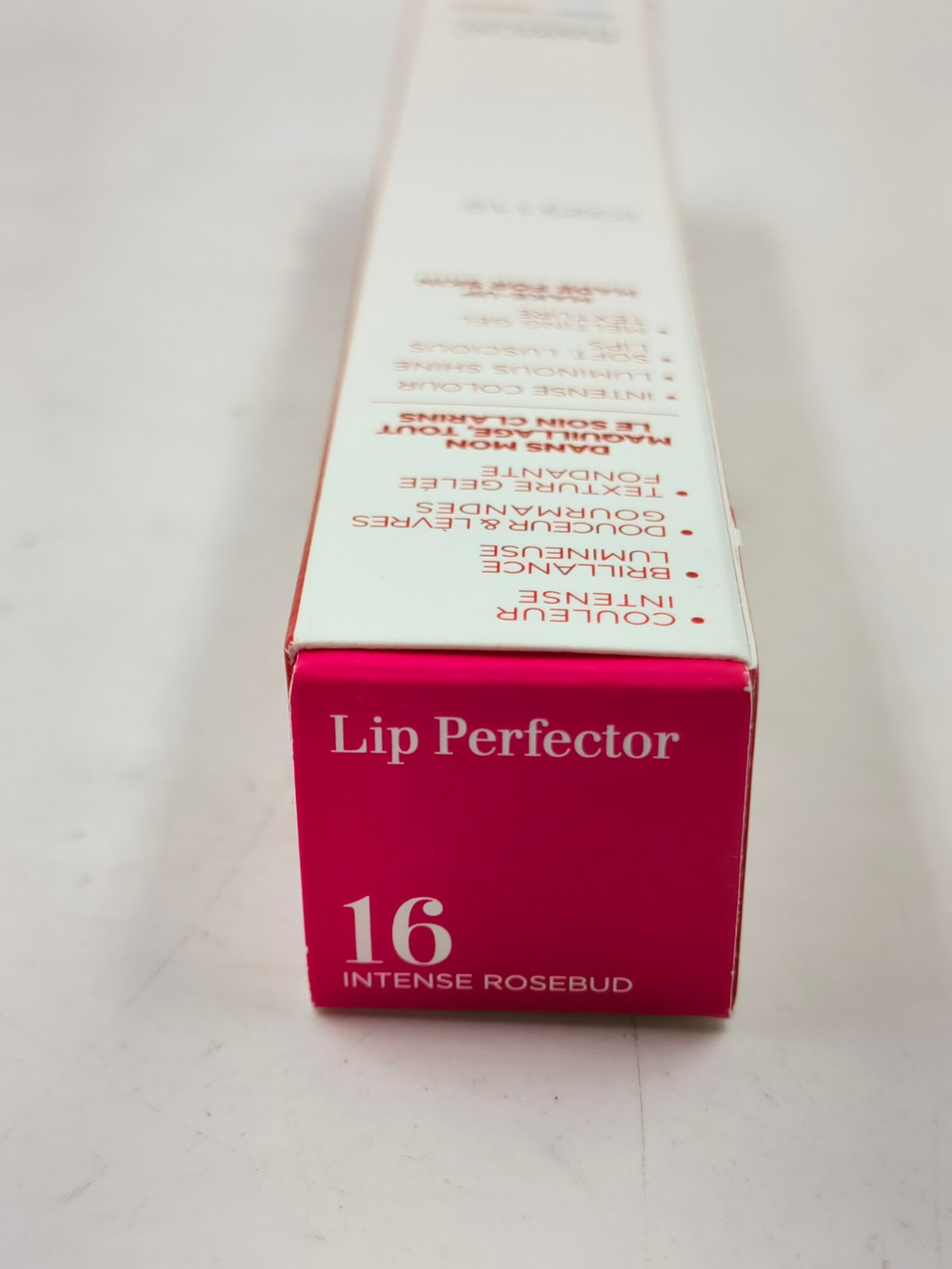 Блеск для губ  Lip Perfector №16 "intense rosebud",  объём и увлажнение, с маслом ши и ароматом ванили, 12 мл (Франция)