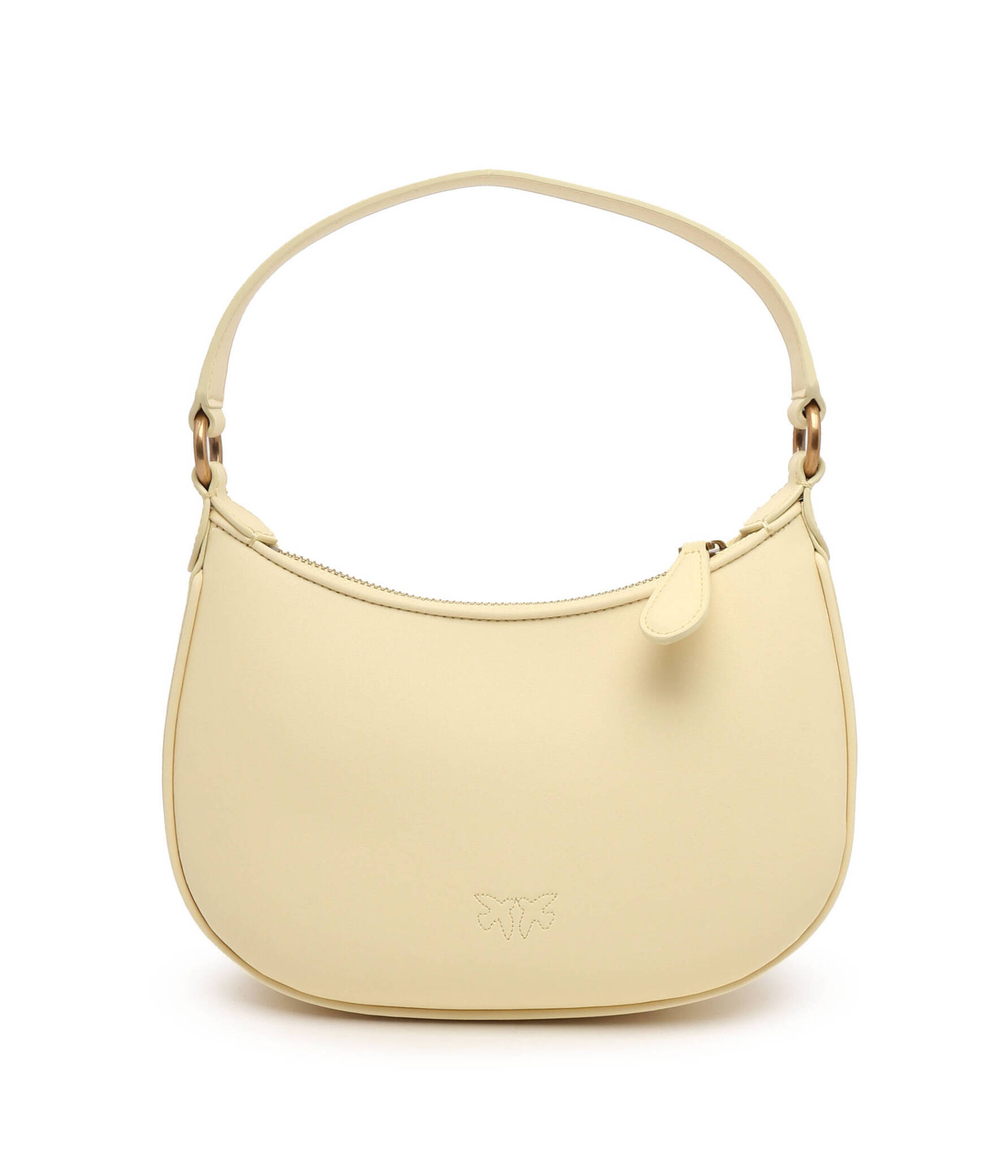Кожаная сумка хобо half moon mini vitello seta Pinko - желтый(101523 A0F1)