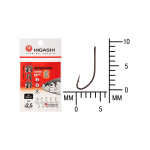 Крючок одинарный Akitakitsune ringed #1 Black UV