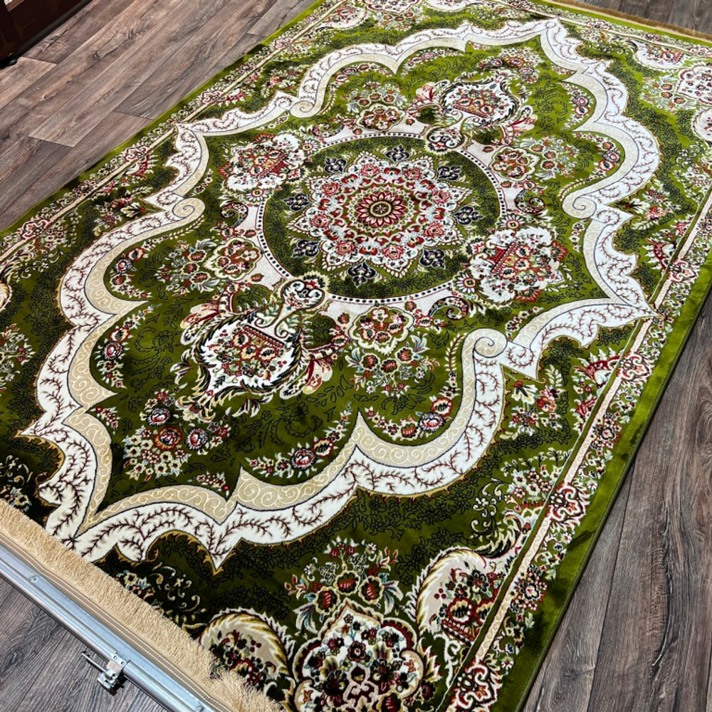 Турецкий ковер AMANA 5408A GREEN-GREEN