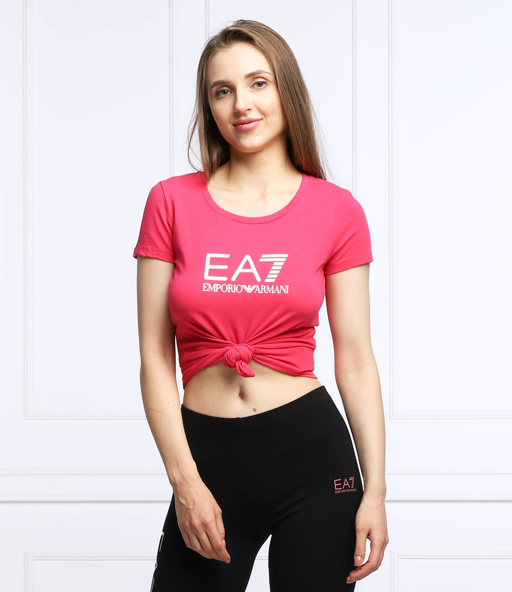 футболка EA7 - фуксия(8NTT63 TJ12Z)