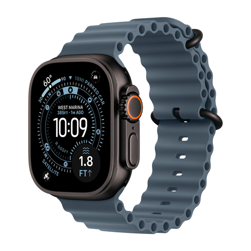 Умные часы Apple Watch Ultra 3 (2025) GPS + Cellular, 49mm, Black Titanium Case with Anchor Blue Ocean Band