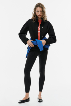 ZARA ЭЛАСТИЧНЫЕ ЛЕГИНСЫ, ЧЕРНЫЙ