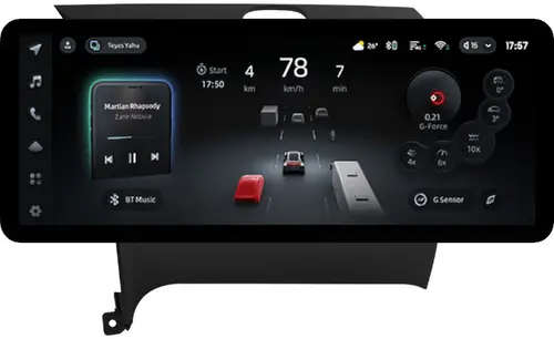 Магнитола для KIA Cerato 3 2013-2019 (штатная КЗВ, рамка тип 1) - Teyes CC4PRO монитор 12.3" 2K QLED + рамка 9, Android 13, Быстрейшая, Snapdragon 778G, ИИ, CarPlay, DSP, 4G SIM-слот