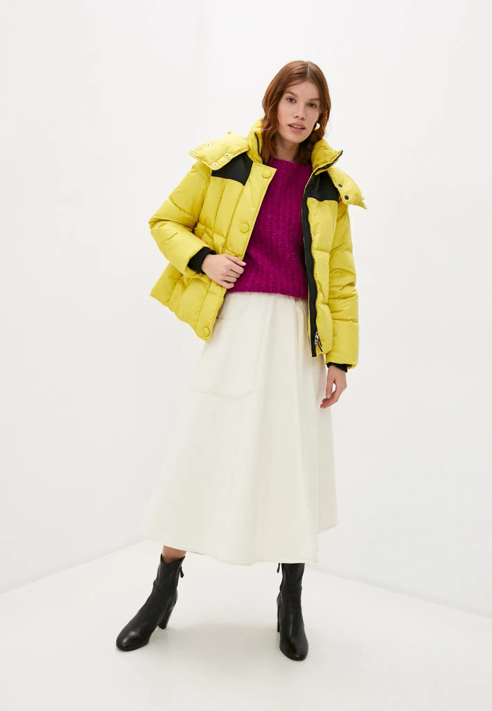Пуховик с капюшоном Max Mara Weekend