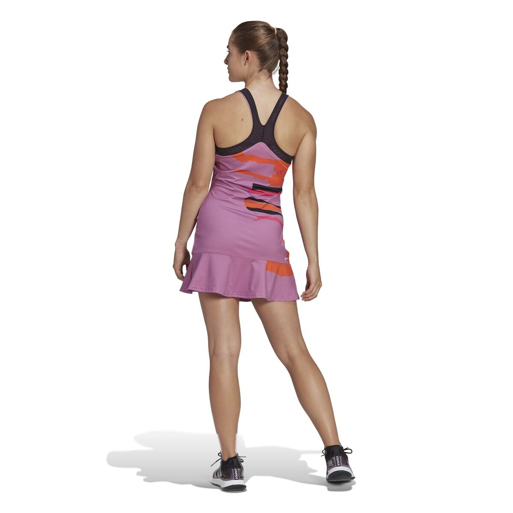 Теннисное платье Adidas Tennis New York Y Dress - semi/pulse/liliac