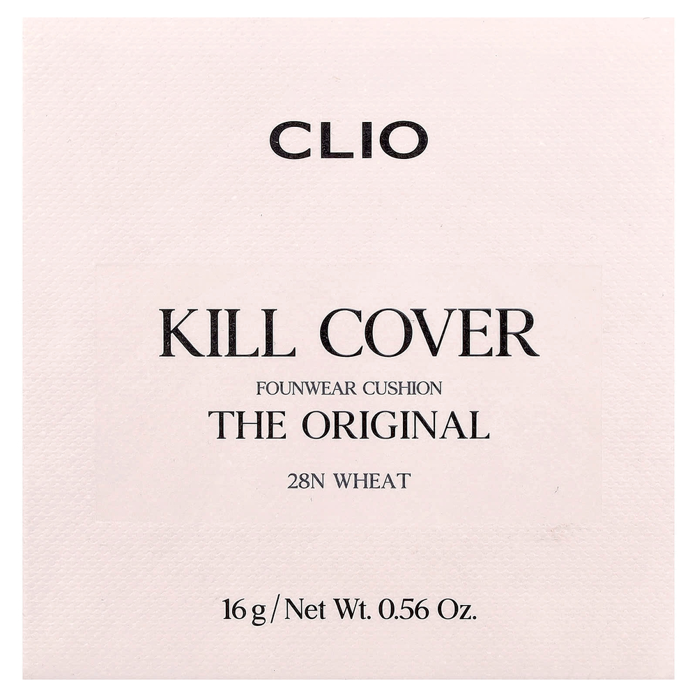Clio, Mill Cover FounWear Cushion, кушон, оттенок 28N, пшеница, 16 г (0,56 унции)