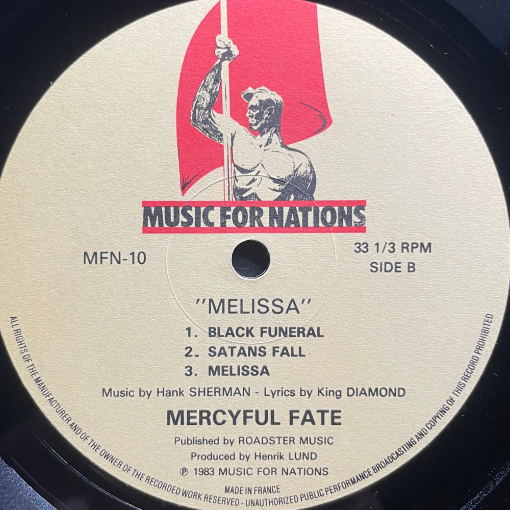Mercyful Fate ‎– Melissa (Франция 1983г.)