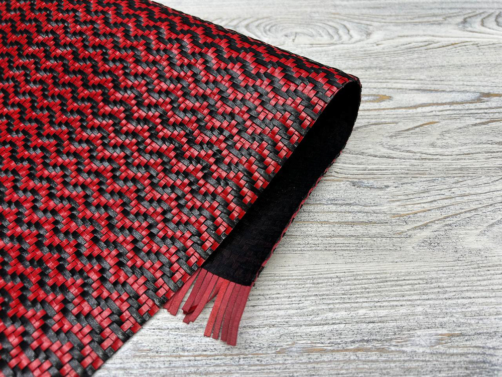 Плетеная кожа Boheme Bicolor итальянского производства