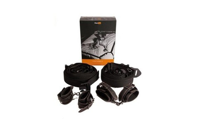 Набор для подневолья Pornhub 8 Point UnderBed Kit (Цвет: черный)