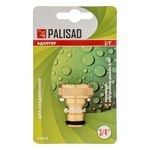 Адаптер латунный, 3/4, внутренняя резьба Palisad, 65825
