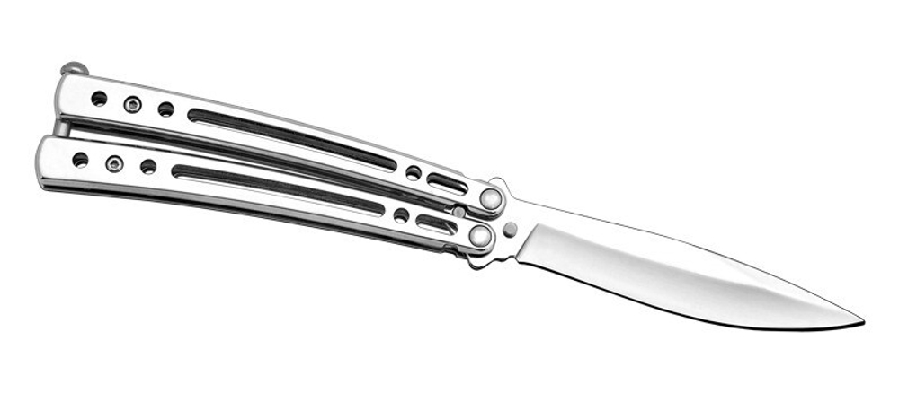 Балисонг Силуэт серебристый MK035X