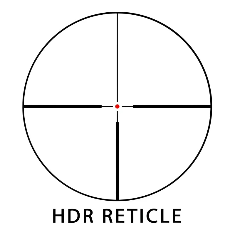 Прицел Sightmark Citadel 1-6x24, сетка HDR - прицельная сетка HDR с красной точкой