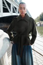 Короткое двубортное пальто - H&M