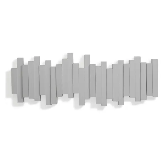 Настенная вешалка Sticks серая