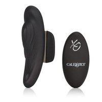 Чёрный вибростимулятор 11,5см для ношения в трусиках California Exotic Novelties Lock-N-Play Remote Panty Teaser SE-0077-60-3