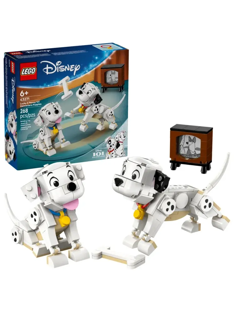 Конструктор Disney 43271 Щенки далматинцев Лаки и Пенни