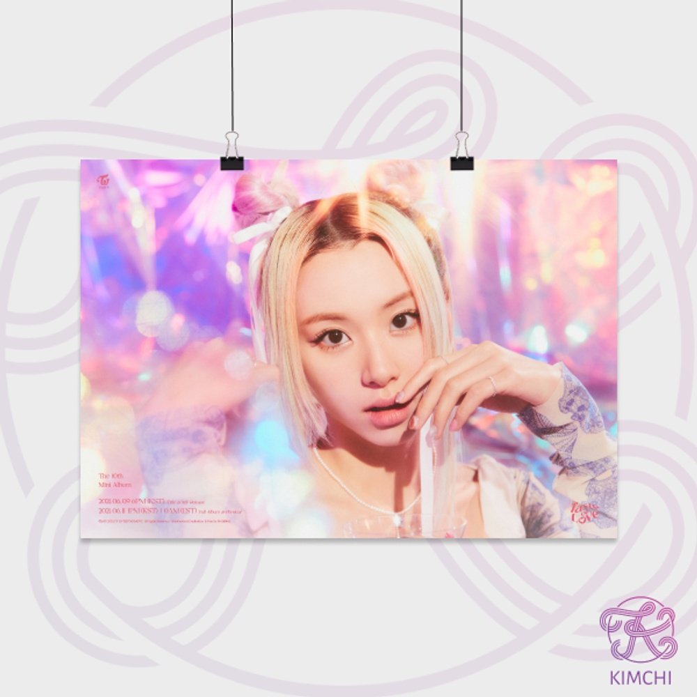 Постер А4 - TWICE - Taste Of Love (In Love ver.)