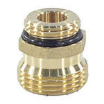 Штуцер переходной латунь 1/2"x3/4" под евроконус для клапана коллекторного Апогей 310011