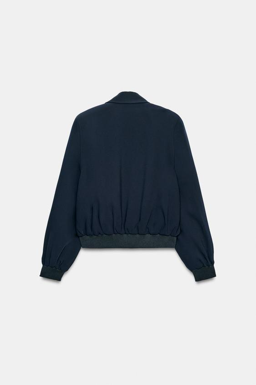 ZARA БОМБЕР С ПОДПЛЕЧНИКАМИ — ZW COLLECTION, МОСРКОЙ СИНИЙ