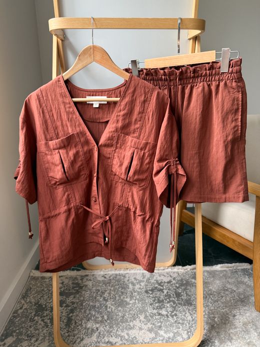 Хлопковый костюм Zara, S