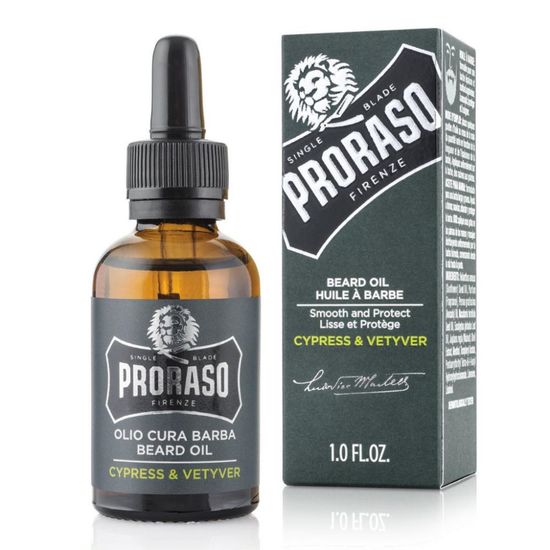 Масло для бороды Proraso, Cypress & Vetyver Beard Oil, 30 мл