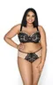 Бюстгальтер M-3108-22 Olivia Czarny-Bezowy