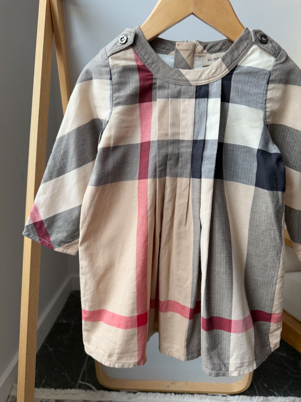 Хлопковое платье Burberry, 80