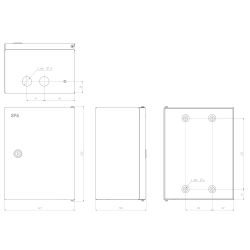 Корпус металлический ЭРА SIMPLE ЩМПг-00 (290х220х155) IP54 У2 серый | Электротовары