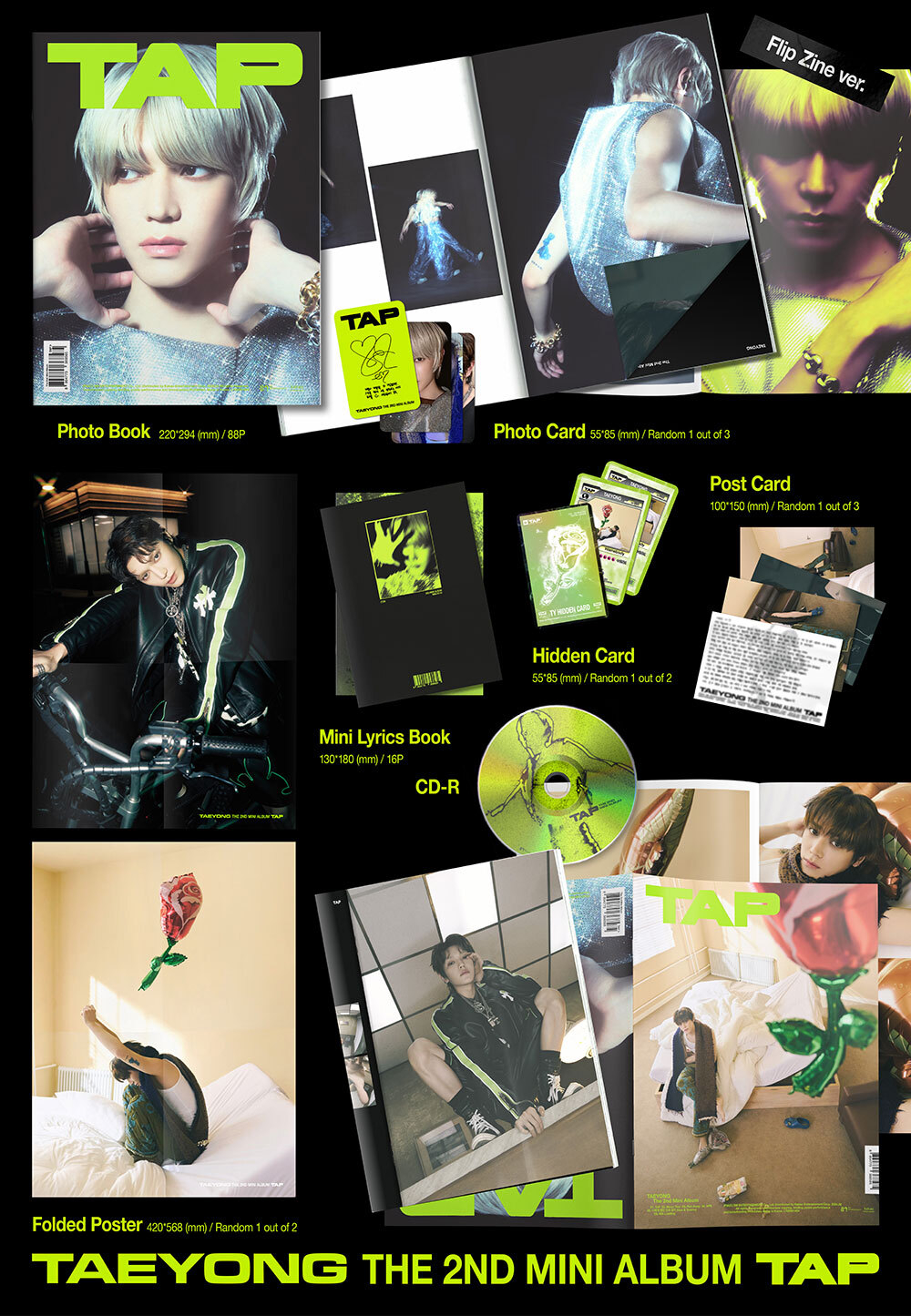 Альбом TAEYONG - TAP (Flip Zine Ver.)