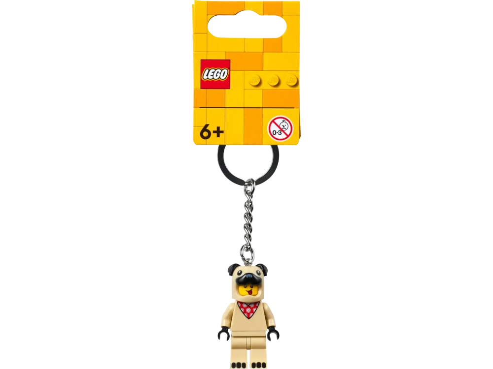 Брелок LEGO Minifigures 854158 Парень французский бульдог
