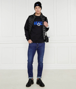 Кожаные кроссовки kapri Karl Lagerfeld - черный(KL52538)