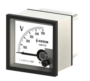 Вольтметр VMP-771 кл.т. 1.5. 0...500В ASTER (ELVERT)