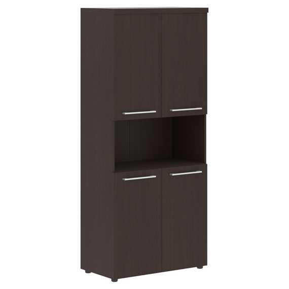 Шкаф с 2-мя комплектами глухих малых дверей и топом AHC 85.4  850х456х1969 ALTO