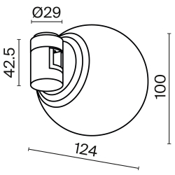 Трековый светильник Technical TR229-1-5W3K-BS